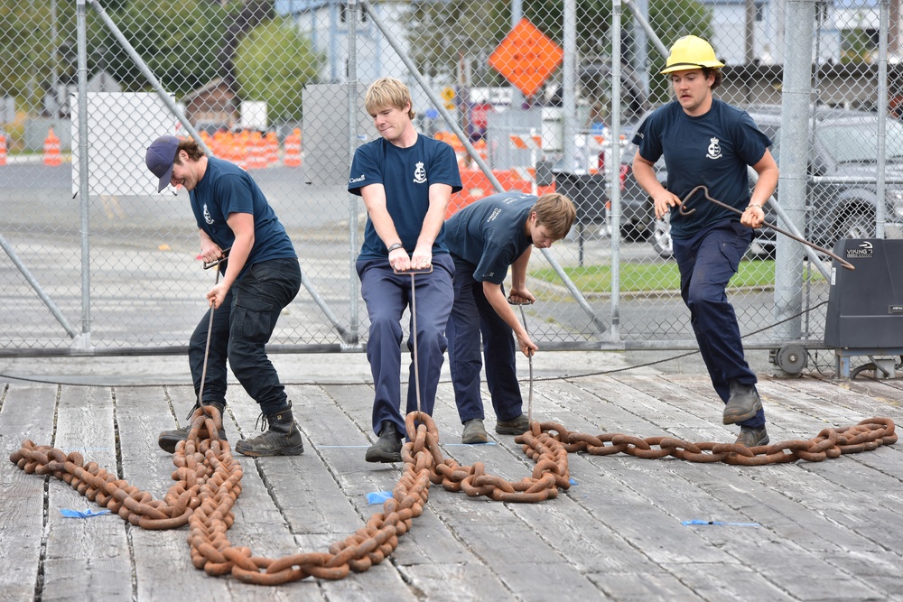 U.S. Coast Guard, U.S. Army, Canadian coast guard crews compete in 2019 Buoy Tender Roundup Olympics