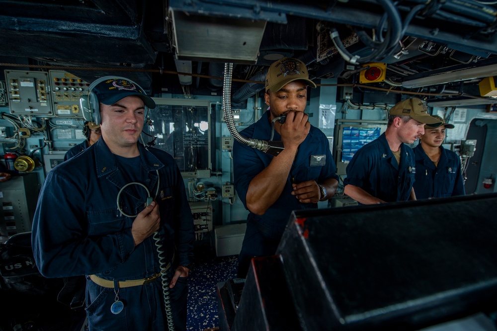 USS Bainbridge Deployment