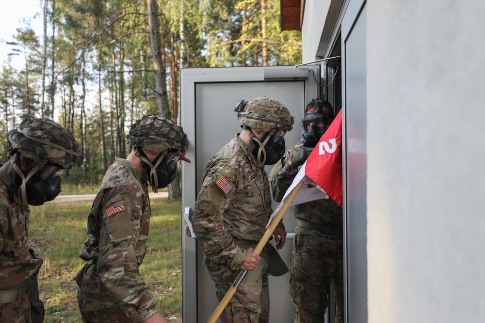 Lightning Troop conducts CBRN training