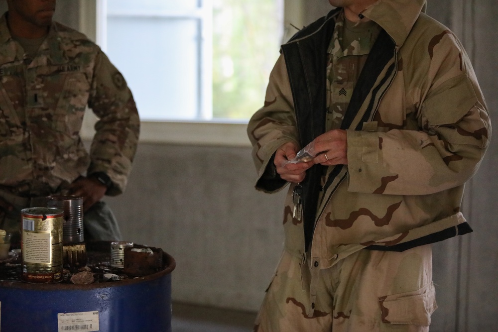 Lightning Troop conducts CBRN training