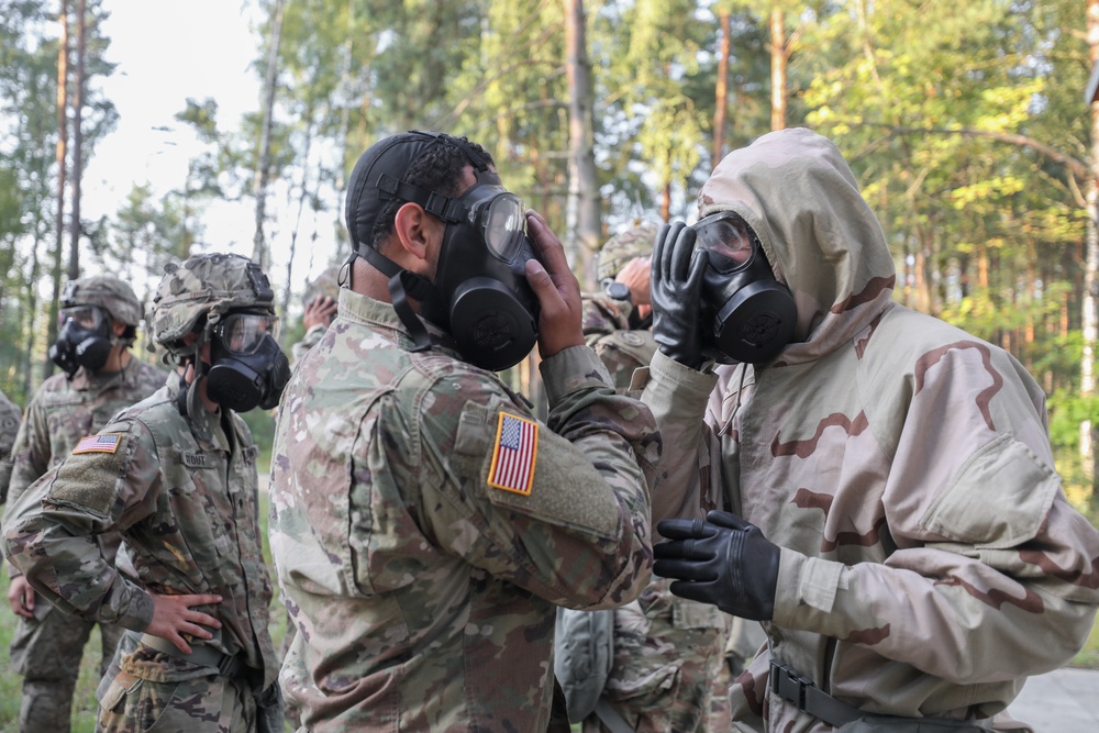 Lightning Troop conducts CBRN training