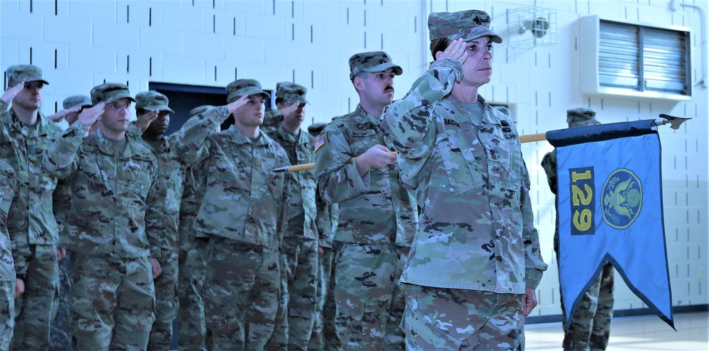 Change of Command for HHC, 129th Regiment (RTI), Illinois Army National Guard