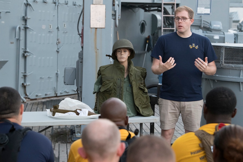 Historical Presentation aboard the Battleship Wisconsin