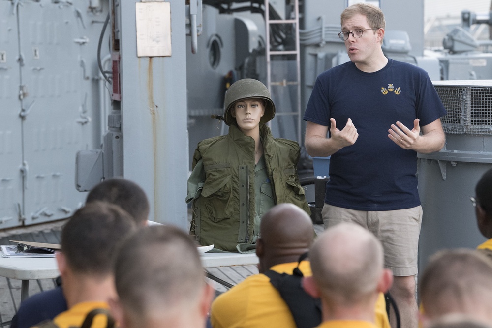 Historical Presentation aboard the Battleship Wisconsin