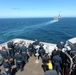 USS Comstock (LSD 45) Conducts Replenishment at Sea