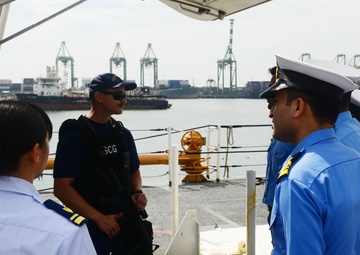 Coast Guard Cutter Stratton participates in maritime exercise with Indian Coast Guard