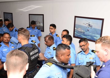 Coast Guard Cutter Stratton participates in maritime exercise with Indian Coast Guard