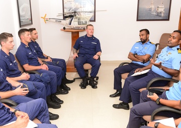 Coast Guard Cutter Stratton participates in maritime exercise with Indian Coast Guard