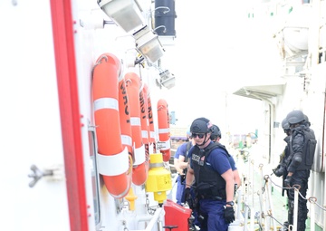 Coast Guard Cutter Stratton participates in maritime exercise with Indian Coast Guard