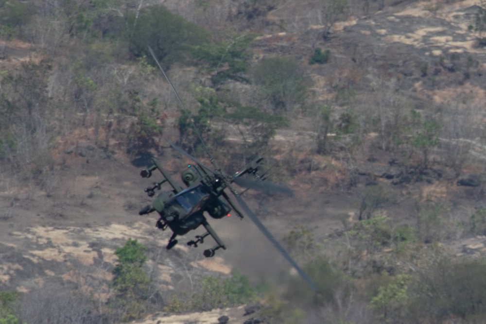 Joint Apache Live Fire Exercise at Garuda Shield 19