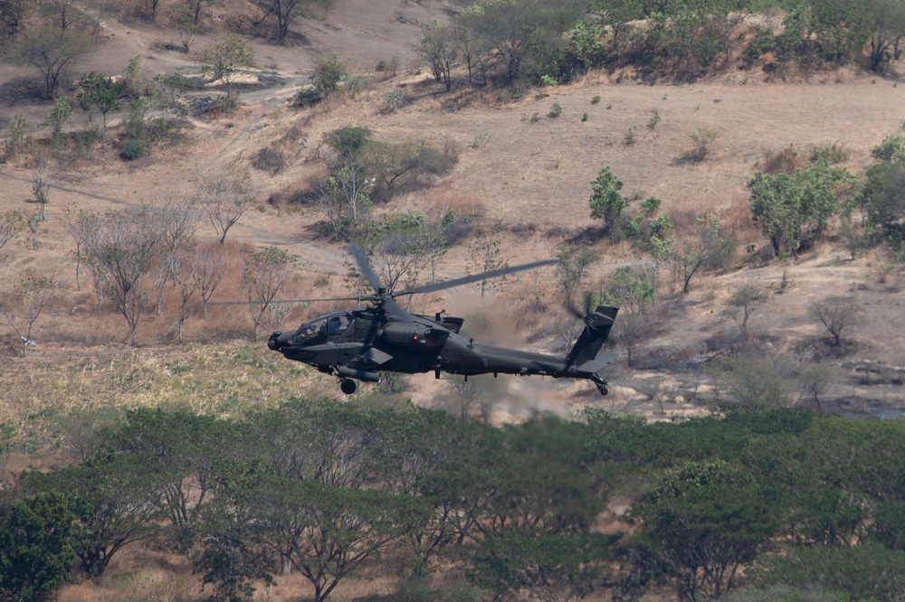 Joint Apache Live Fire Exercise at Garuda Shield 19