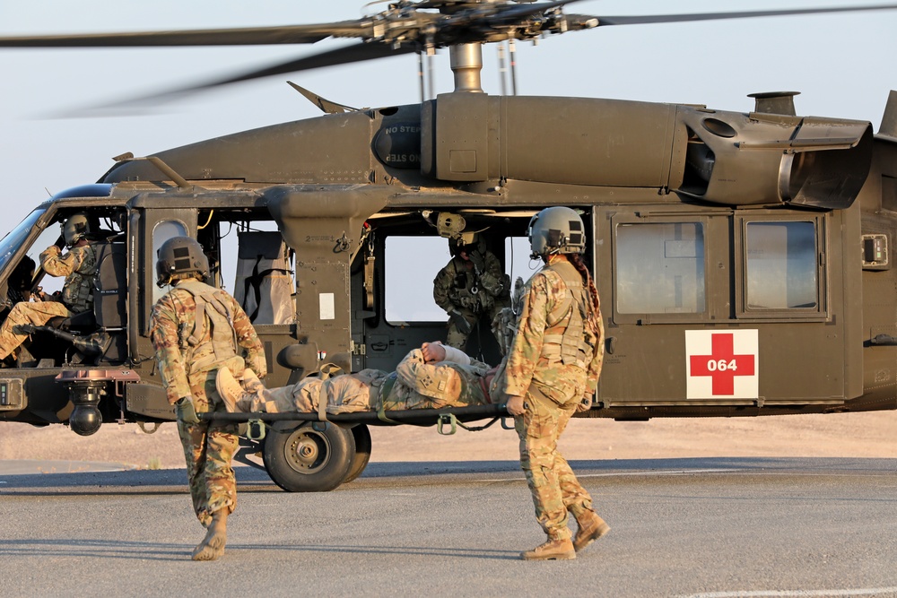3ABCT Soldiers Practice Medical Evacuation in Preparation for Eager Lion 2019
