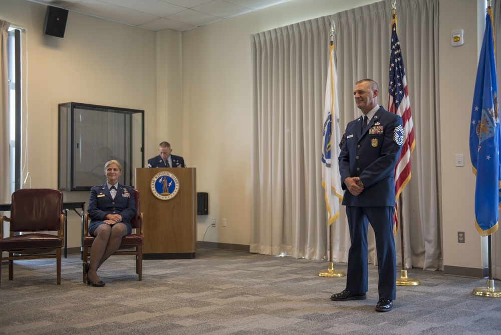 Senior Master Sgt. Vincent Amatucci promoted to the rank of Chief Master Sergeant in the Massachusetts Air National Guard