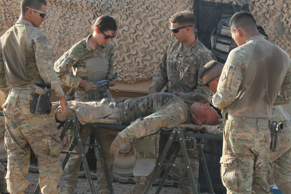 Silver Lions conduct Eager Lion medevac prep