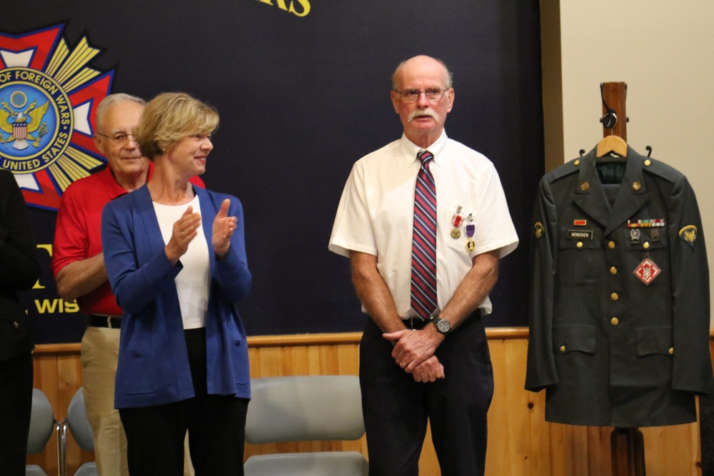 Wisconsin Veteran Pinned with Purple Heart Earned 5 Decades Ago