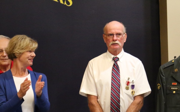 Wisconsin Veteran Pinned with Purple Heart Earned 5 Decades Ago