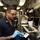 U.S. Sailor examines blood samples