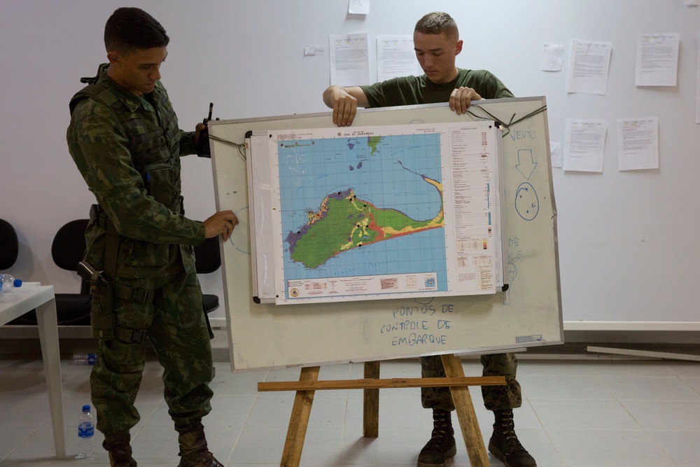 Brazilian, Colombian, US Marines establish training events during multinational exercise in Brazil