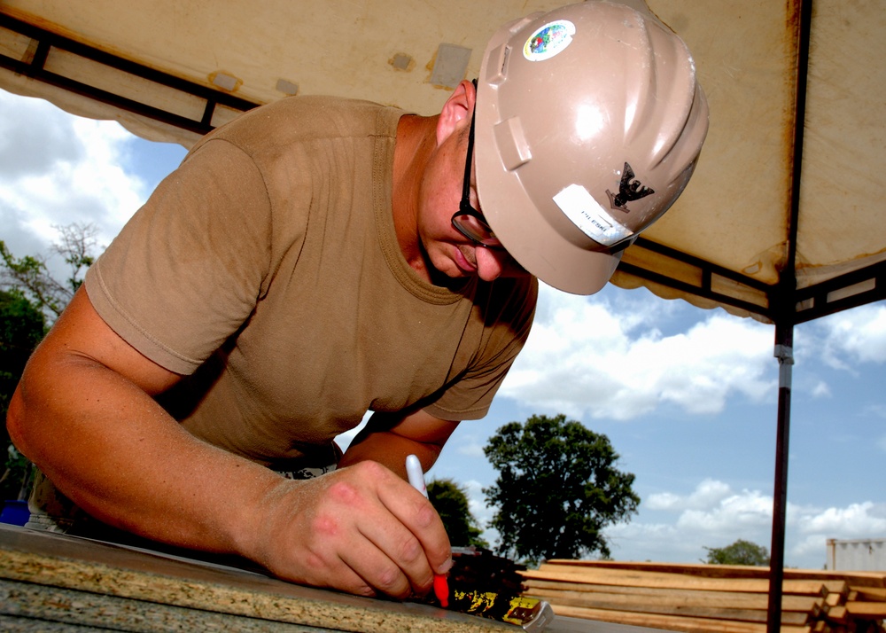 U.S. Navy Builds School for Indigenous Colombians