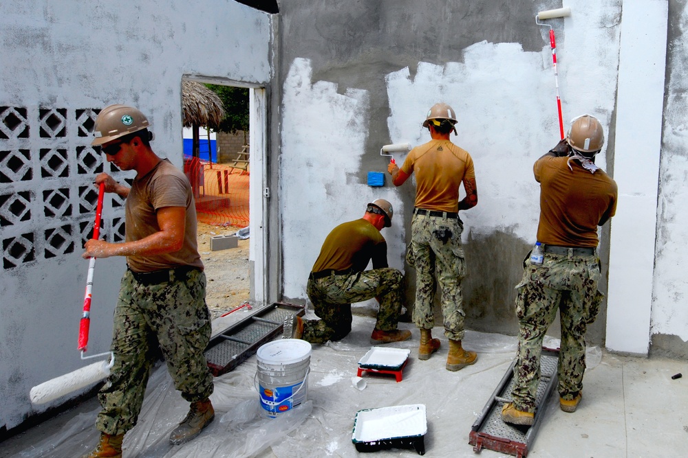 U.S. Navy Builds School for Indigenous Colombians