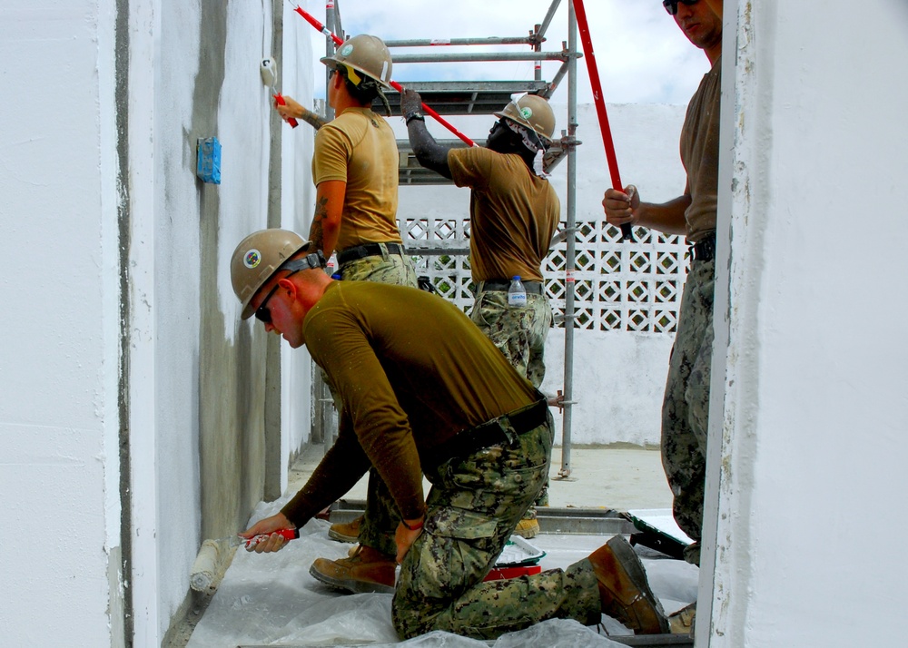 U.S. Navy Builds School for Indigenous Colombians