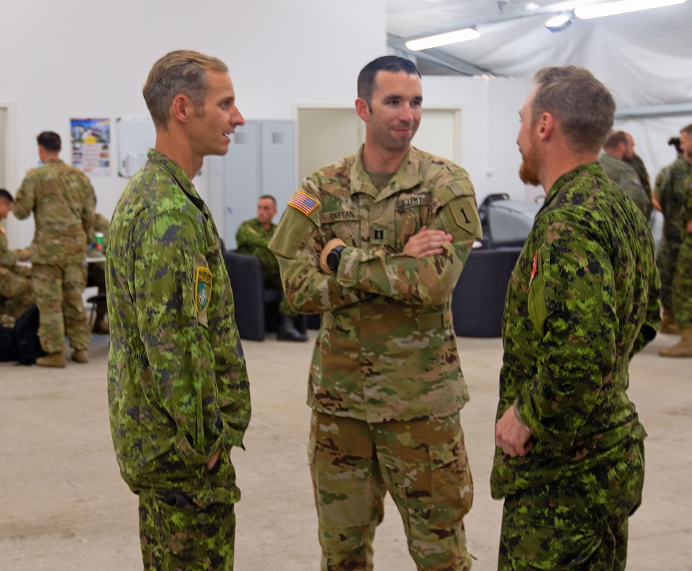 1st CAB and eFP Battle Group Latvia Strengthening Partnerships