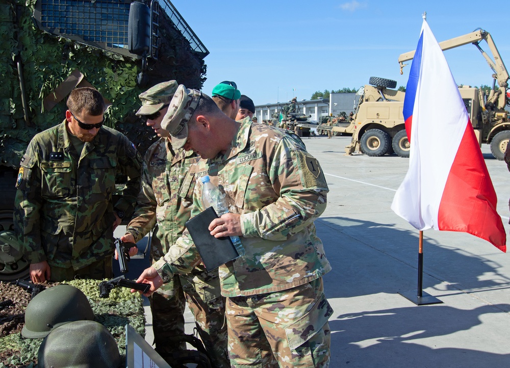 1st CAB and eFP Battle Group Latvia Strengthening Partnerships