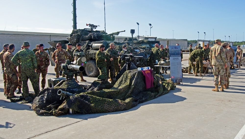 1st CAB and eFP Battle Group Latvia Strengthening Partnerships