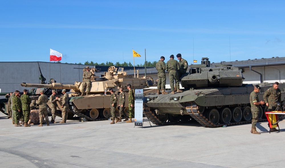 1st CAB and eFP Battle Group Latvia Strengthening Partnerships