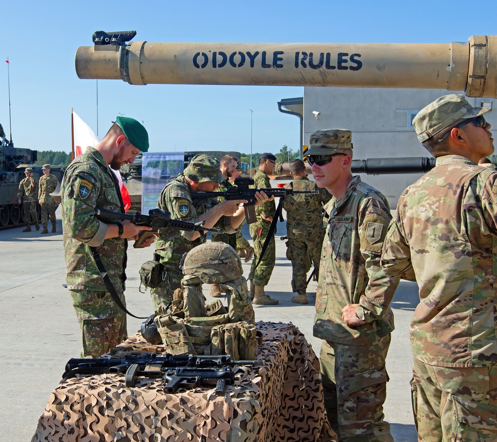 1st CAB and eFP Battle Group Latvia Strengthening Partnerships