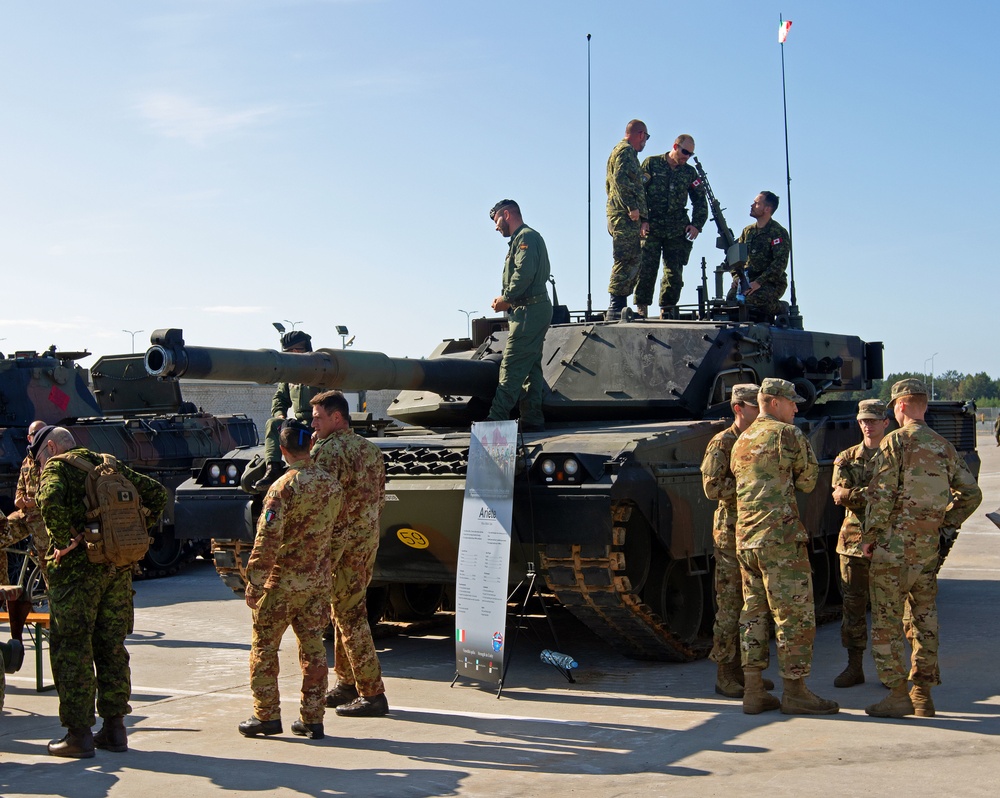 1st CAB and eFP Battle Group Latvia Strengthening Partnerships