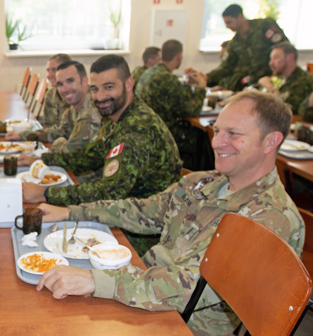 1st CAB and eFP Battle Group Latvia Strengthening Partnerships