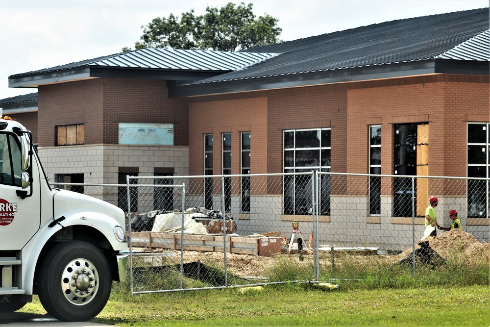 Dining facility construction at Fort McCoy