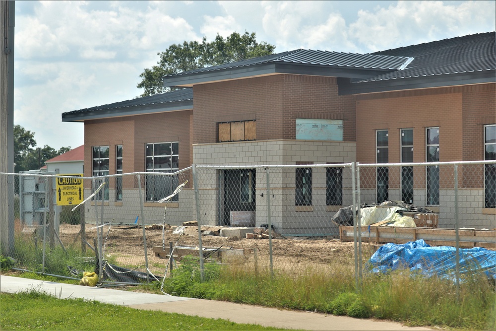 Dining facility construction at Fort McCoy