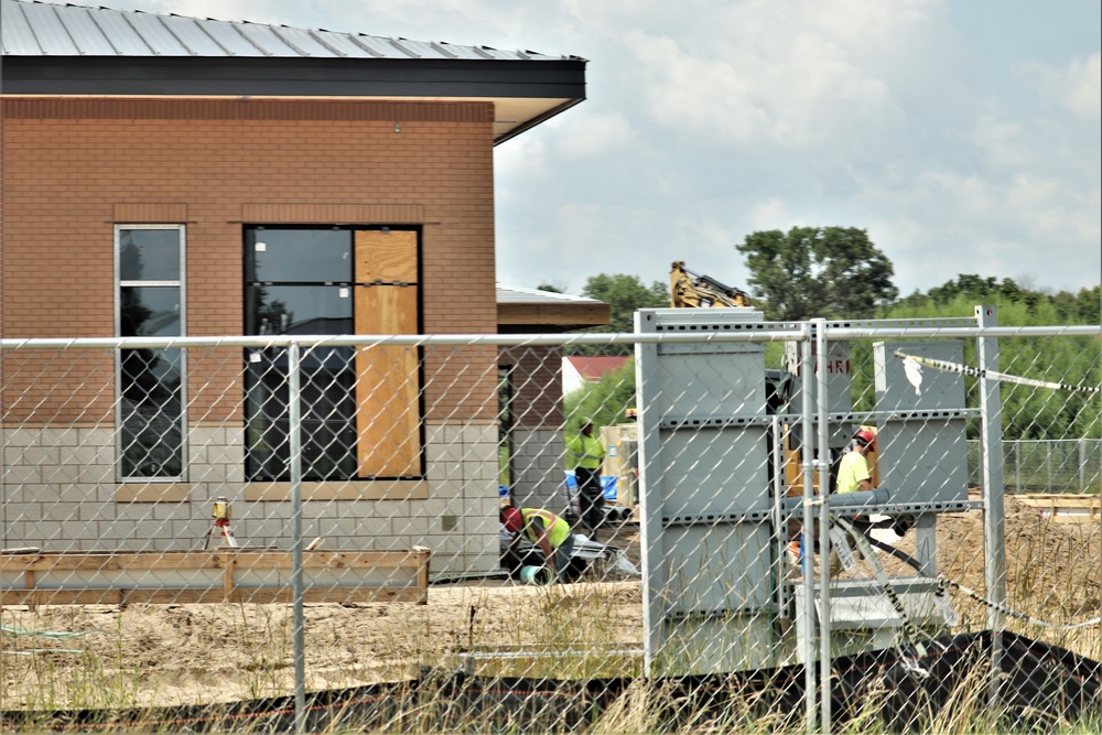 Dining facility construction at Fort McCoy