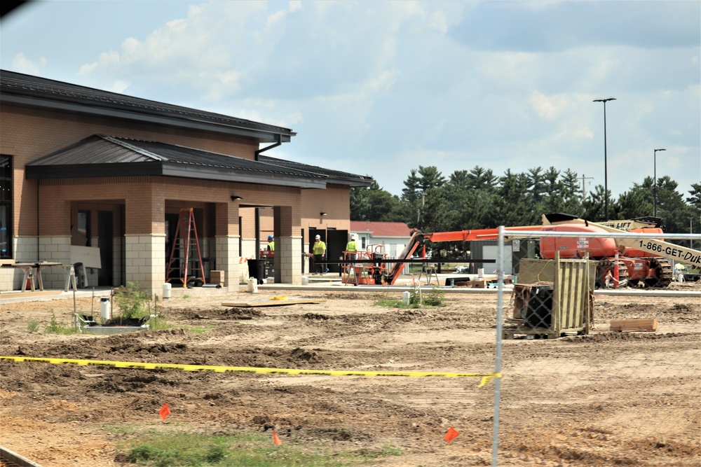 Dining facility construction at Fort McCoy