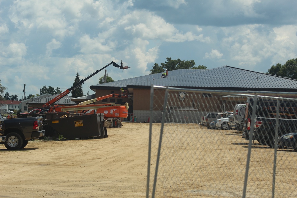 Dining facility construction at Fort McCoy