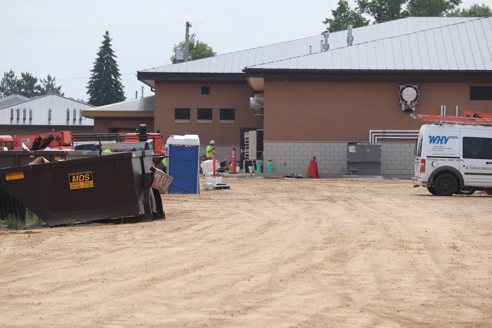 Dining facility construction at Fort McCoy