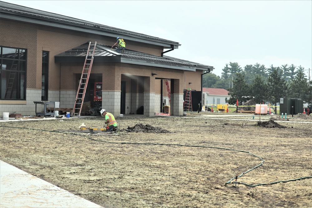 Dining facility construction at Fort McCoy