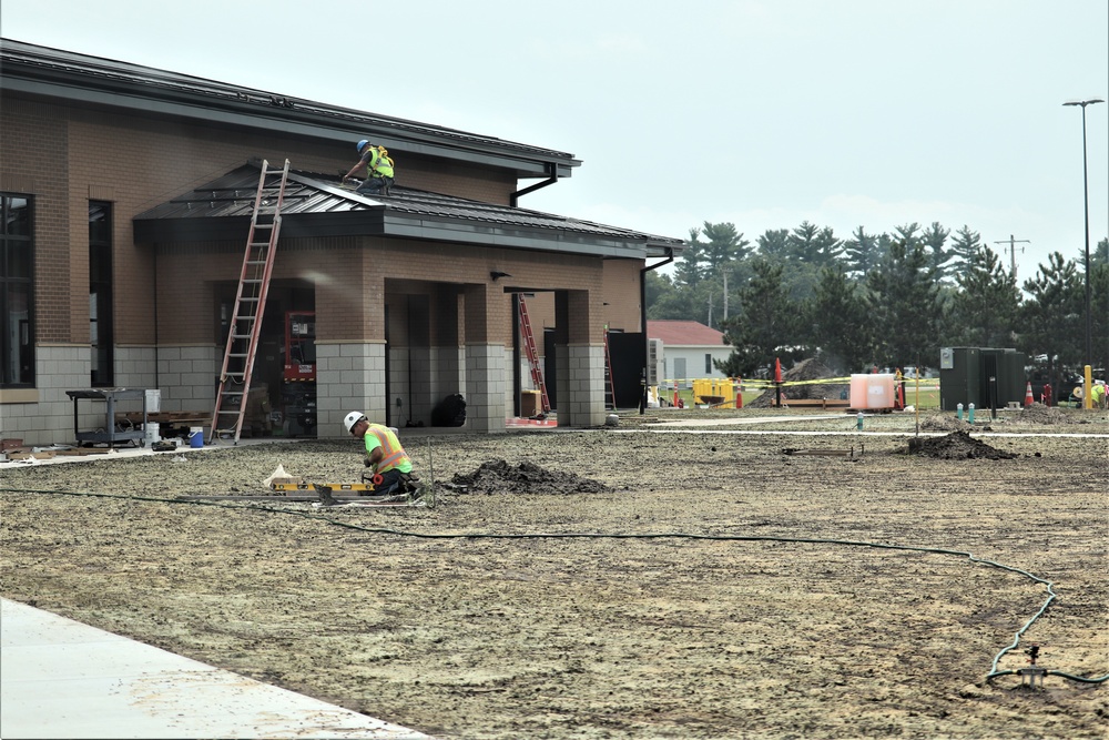 Dining facility construction at Fort McCoy