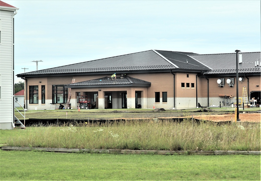 Dining facility construction at Fort McCoy