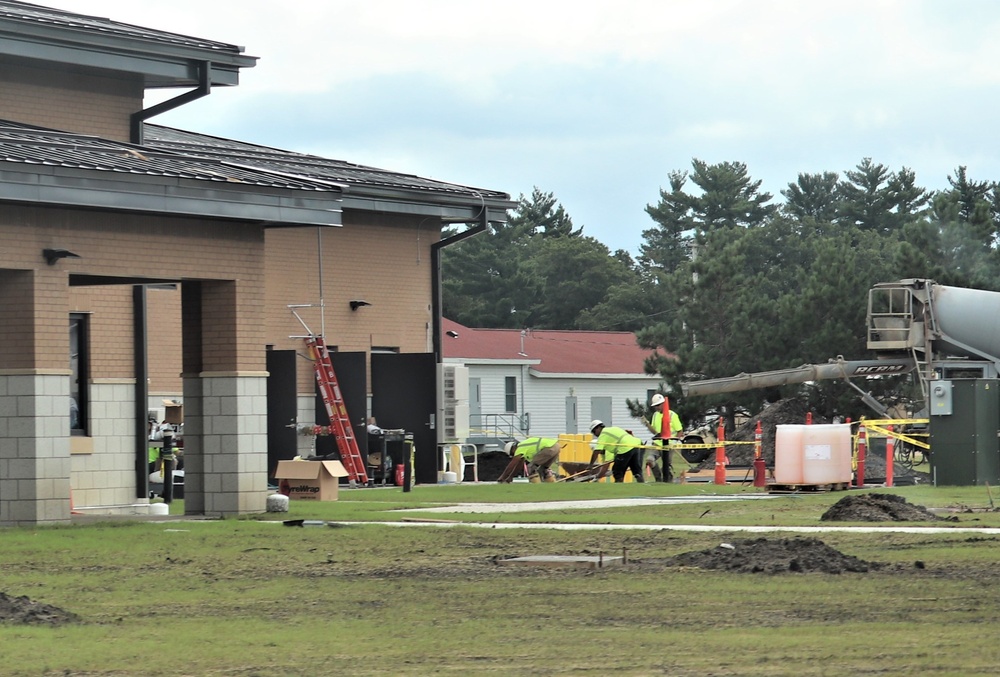 Dining facility construction at Fort McCoy