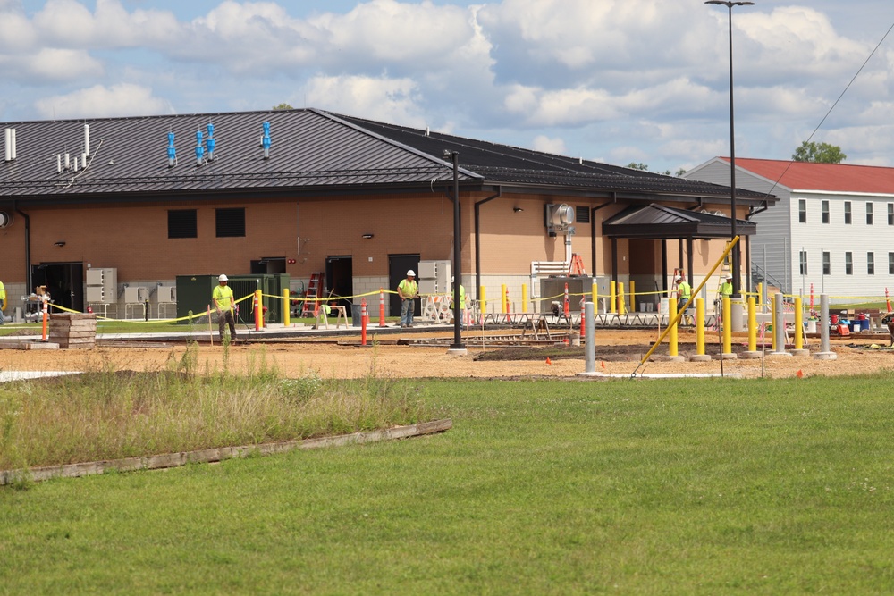 Dining facility construction at Fort McCoy