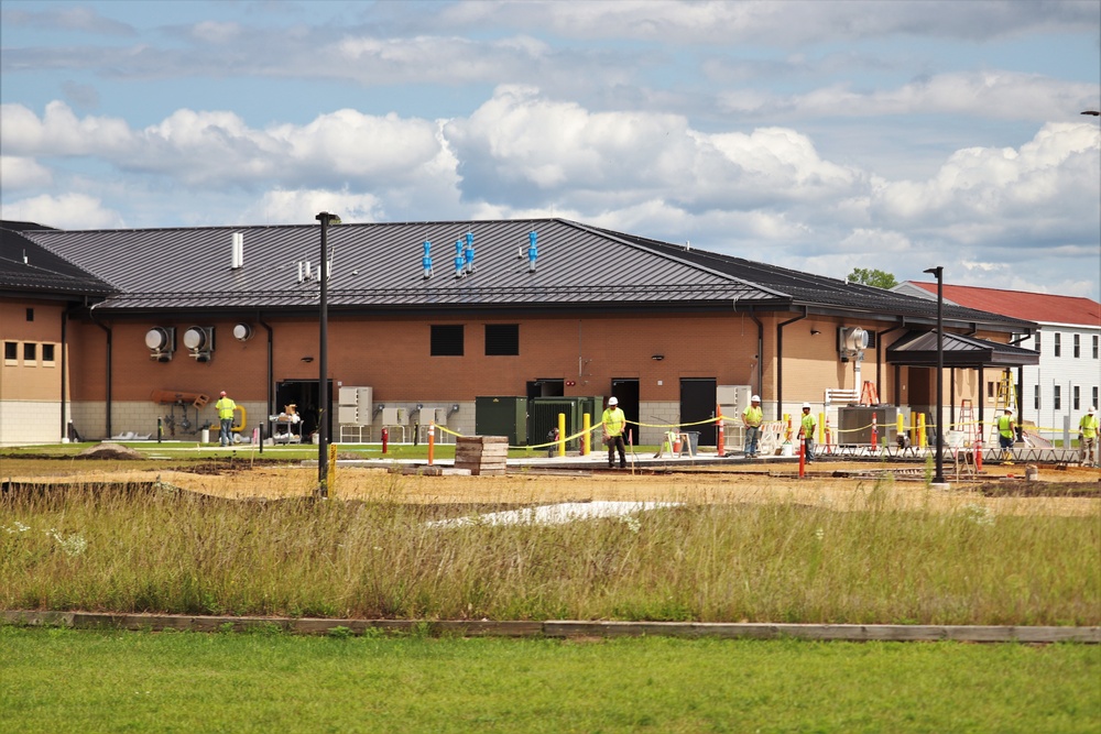 Dining facility construction at Fort McCoy