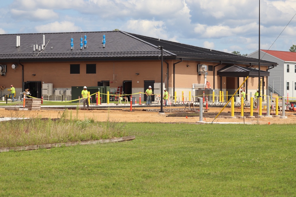 Dining facility construction at Fort McCoy