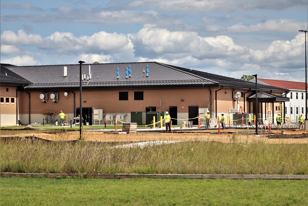 Dining facility construction at Fort McCoy