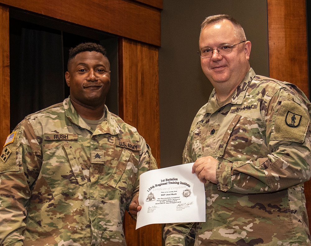 Soldiers graduate from Motor Transport Operator course.