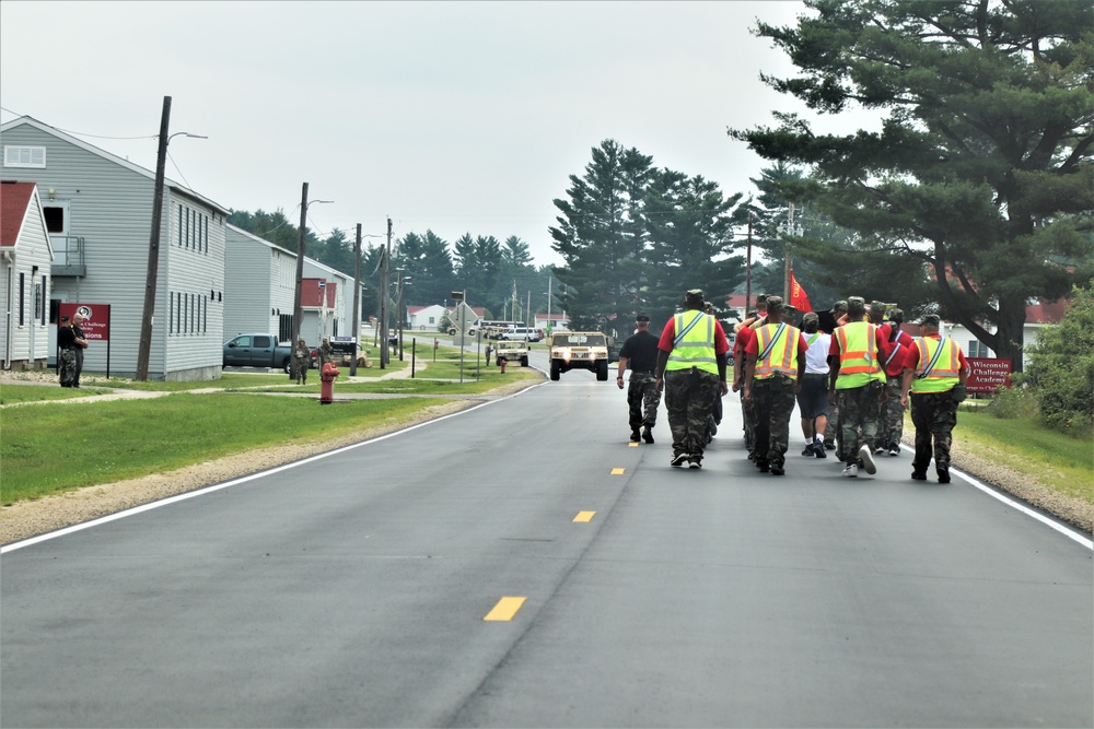 Wisconsin Challenge Academy cadets at Fort McCoy