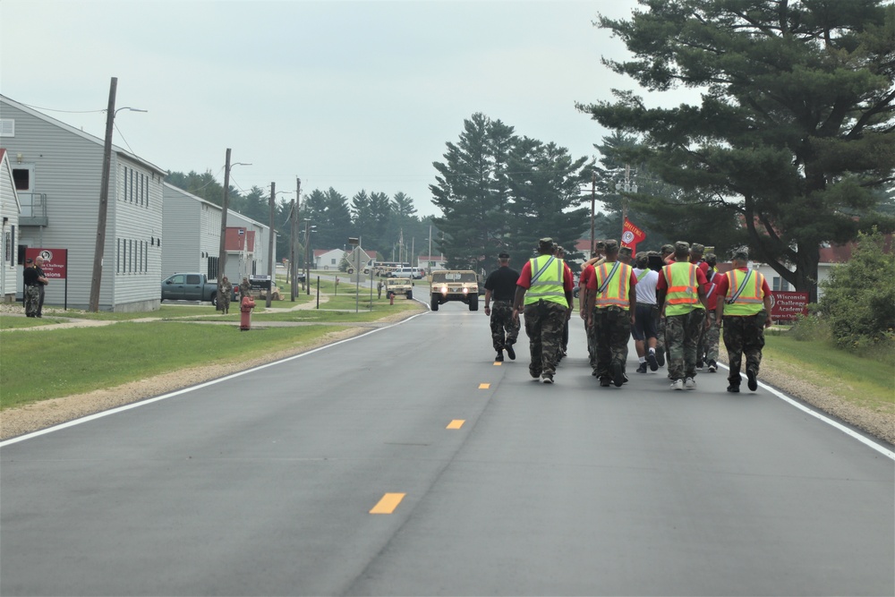 Wisconsin Challenge Academy cadets at Fort McCoy