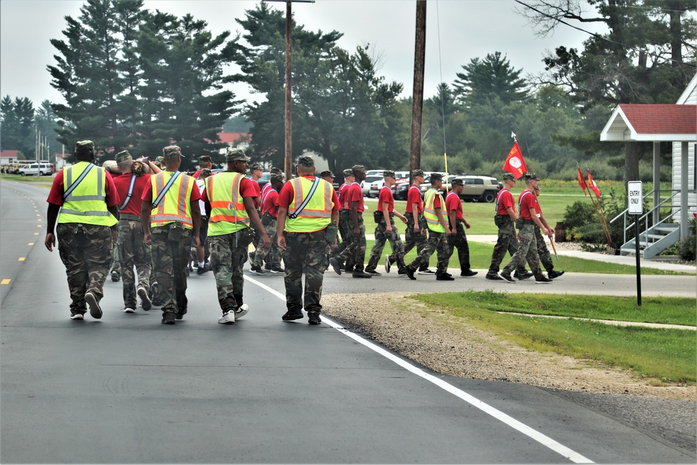 Wisconsin Challenge Academy cadets at Fort McCoy